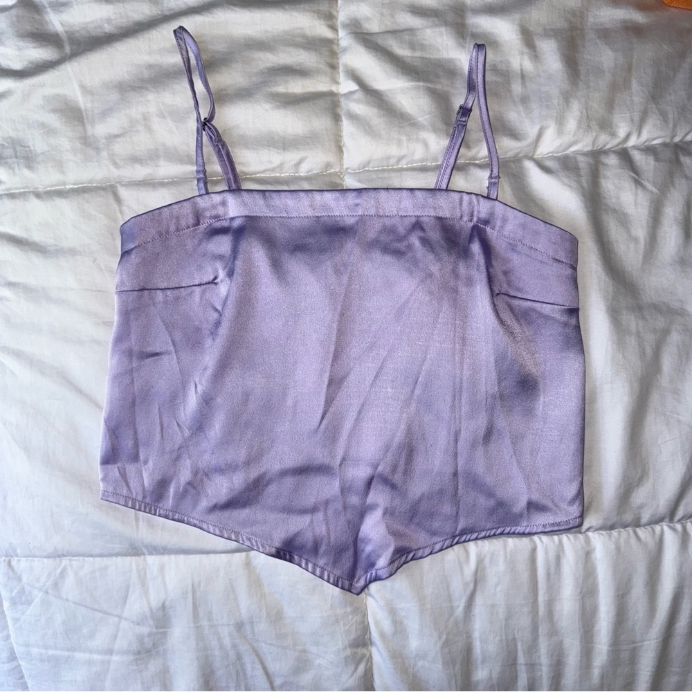 Hollister Satin Bandanna Top